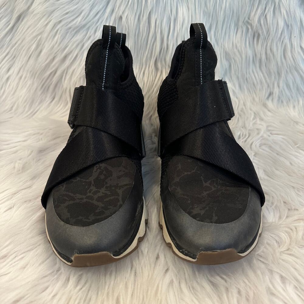 SOREL Kinetic Sneak Slip On Sneakers Shoes Strap Black NL3374 - Picture 6 of 10